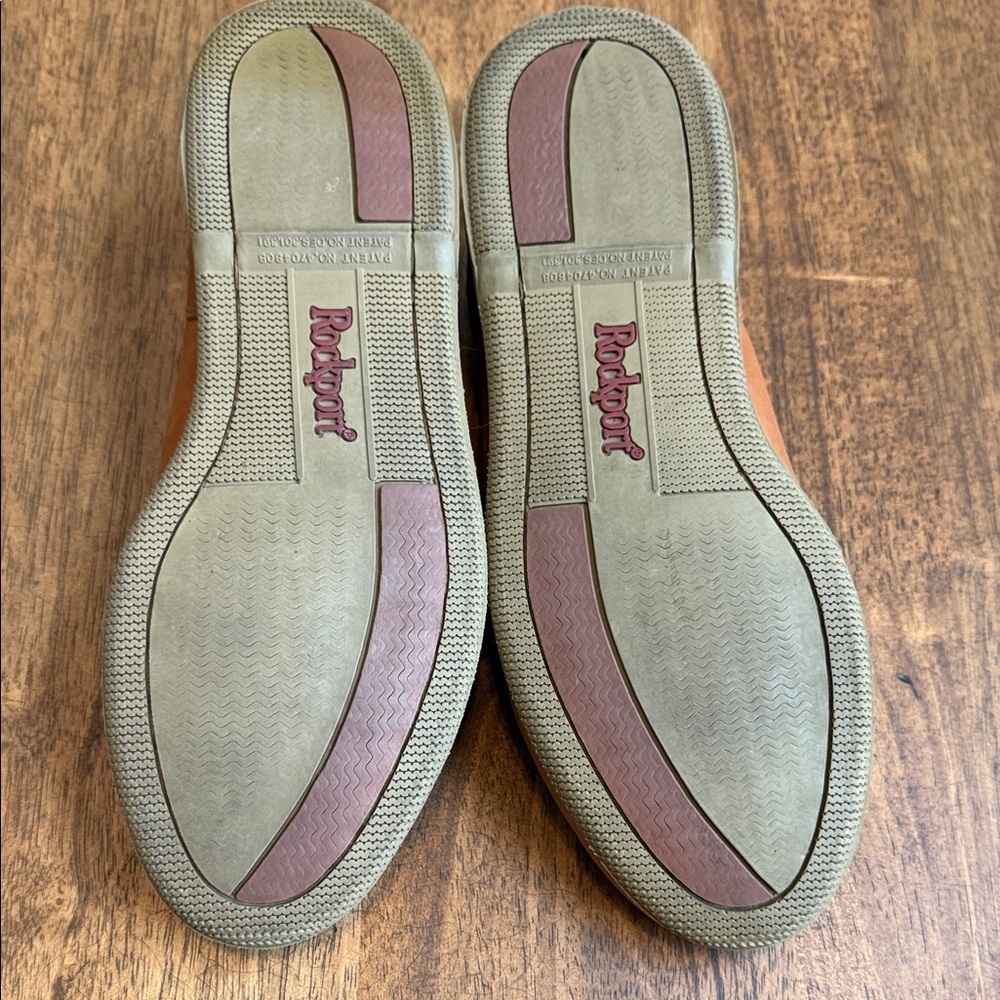Rockport Men's Brown Leather Boat Shoes - Picture 5 of 6